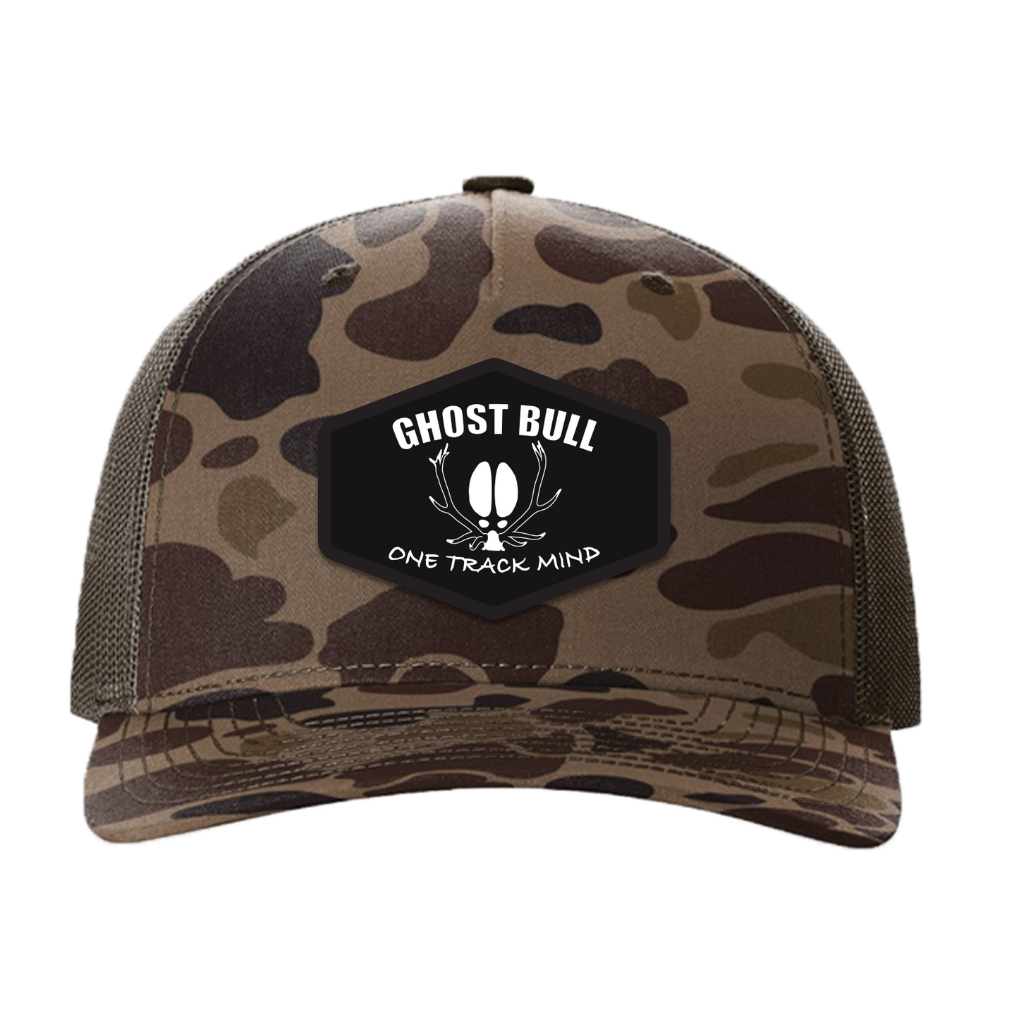 Ghost Bull Hunting, Icon Hat- Bark Duck Camo/Brown