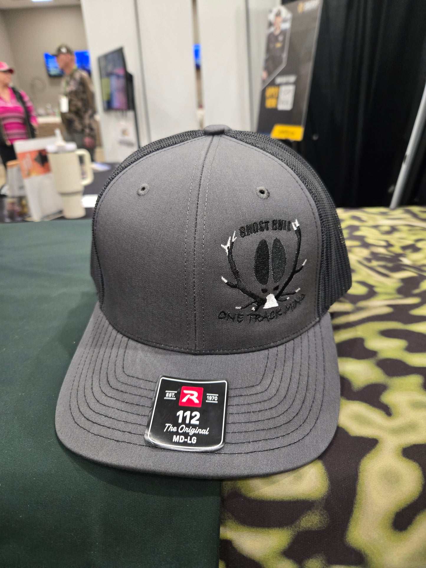 The Ghost Bull Hunting, Walluski Hat- Charcoal/Black